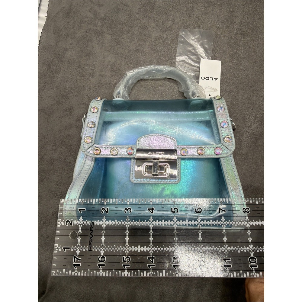 Aldo X Disney Cinderella Bobbidi-BOO Vinyl Purse Bag *READ FLAWS - Picture 9 of 13
